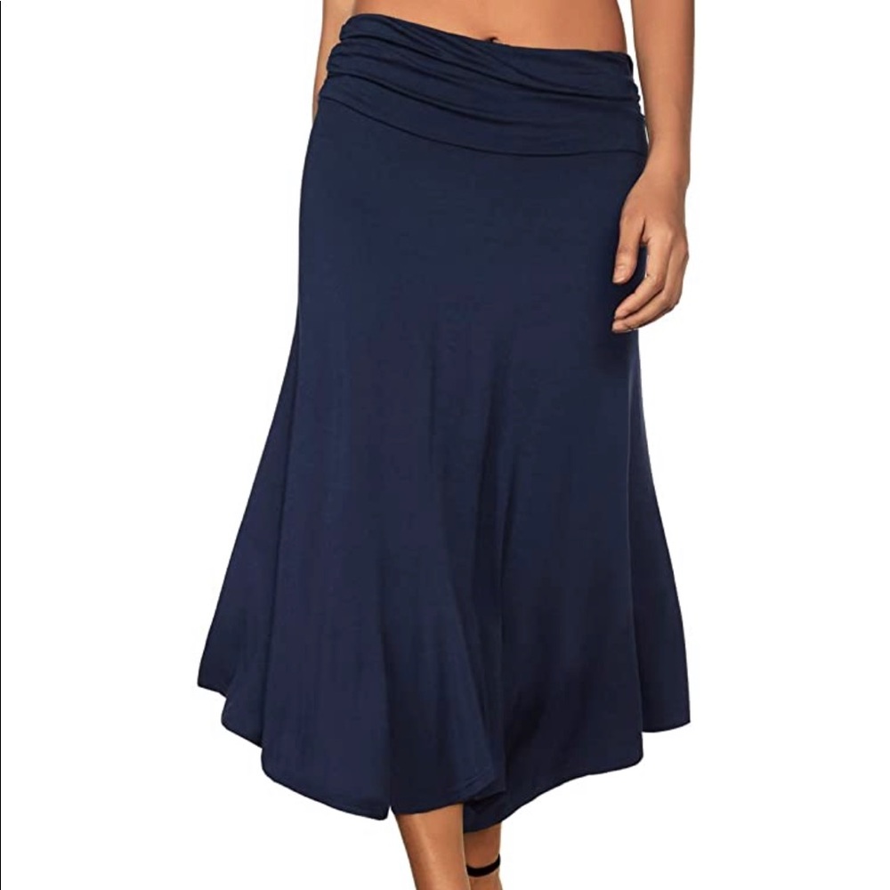Brand new midi skirt asymmetrical hem